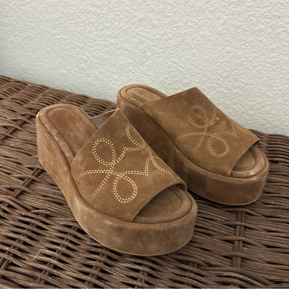 New Free People Haven Western Flatform Sandals - Picture 4 of 7